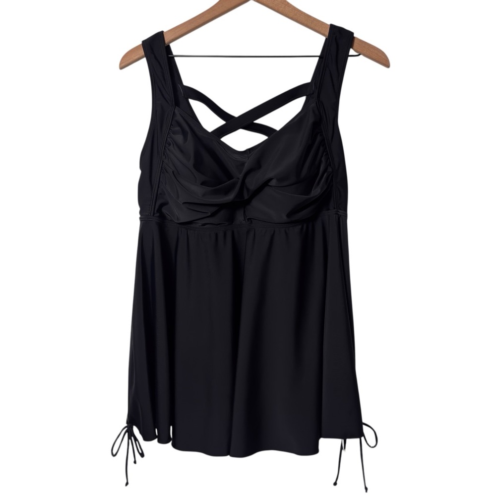 ANGEL SEASON BLACK SWIMMING TANKINI SIZE 2XL BRAND NEW WITH TAGS